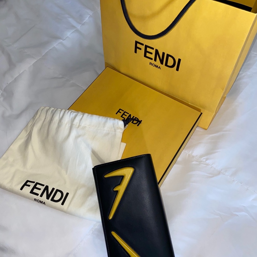 ‼️SOLD‼️ FENDI Continental Wallet with Monster Eyes